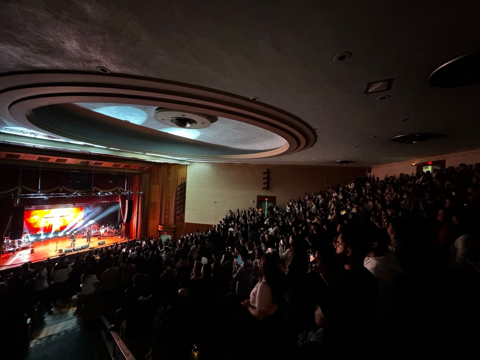 The audience at the Lynn Auditorium in Boston
