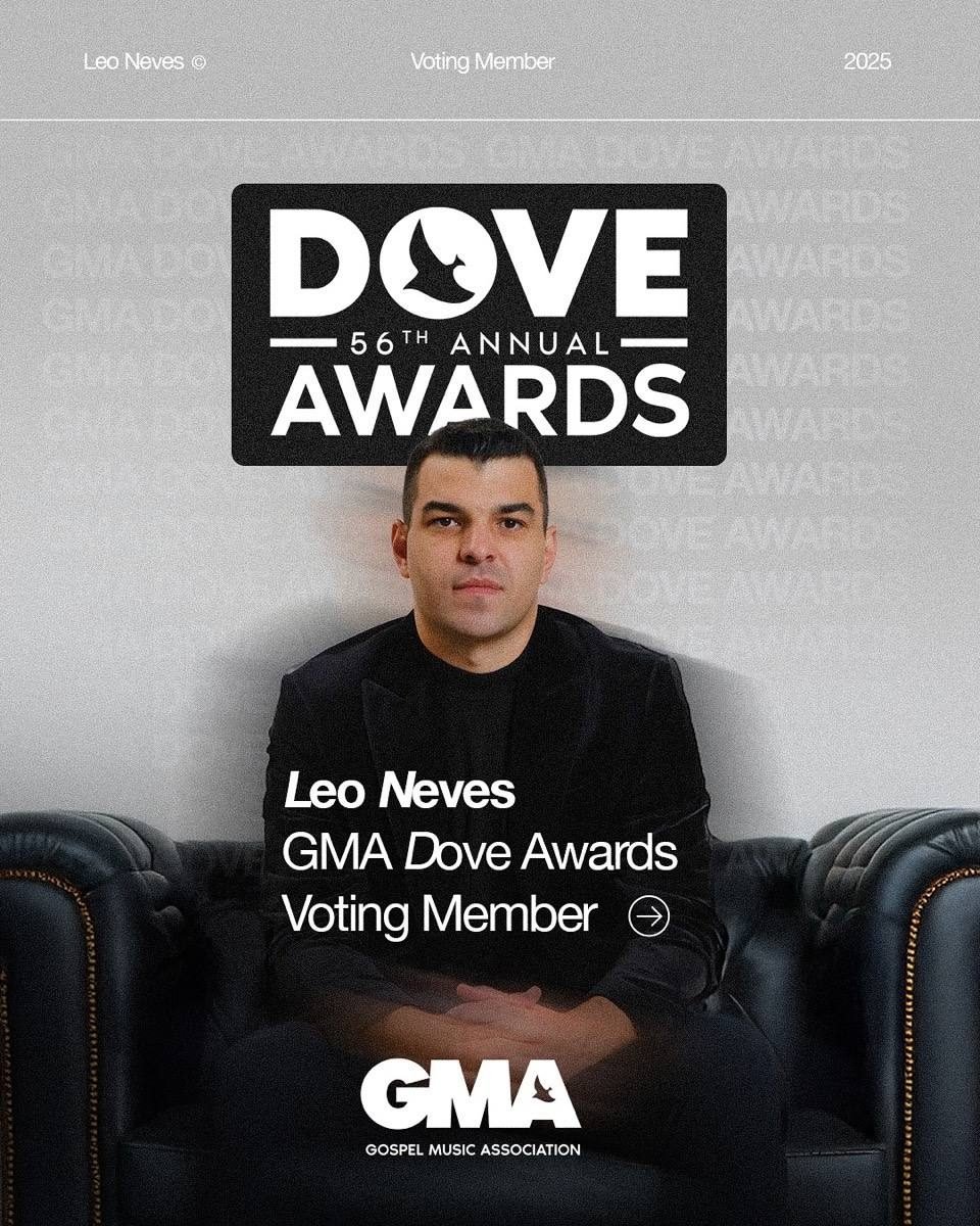 GMA Dove Awards card showing Léo Neves as a voting member